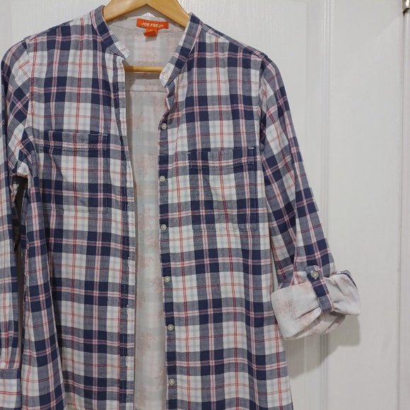 Joe Fresh Plaid Cotton Shirt - Picture 8 of 9